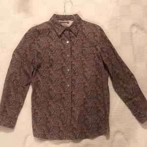 Women’s collared  long sleeve shirt